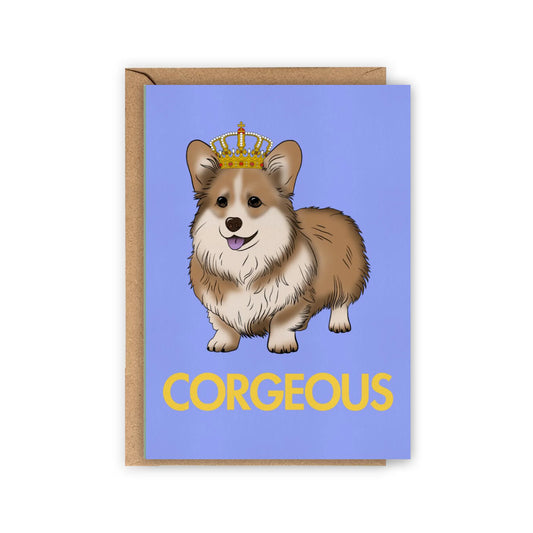 Carte Corgeous - Corgi