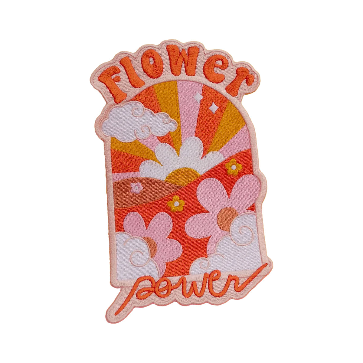 FLOWER POWER iron-on patch