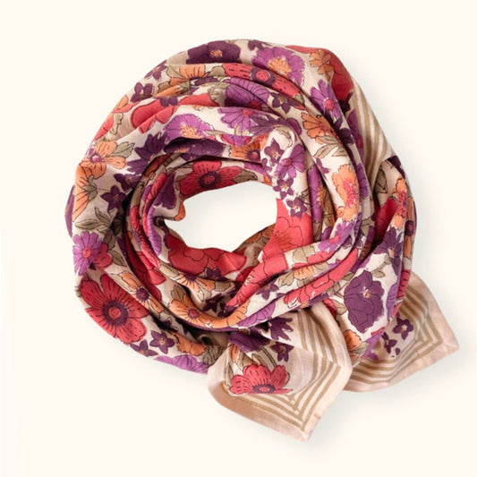 Grand foulard - Joy macadamia Apaches