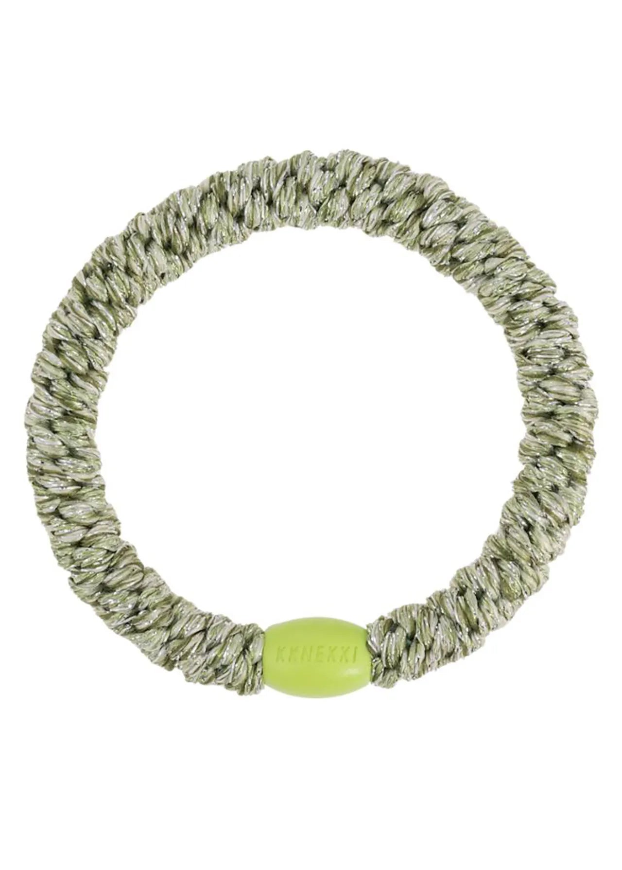 Elastique cheveux sparkling green glitter