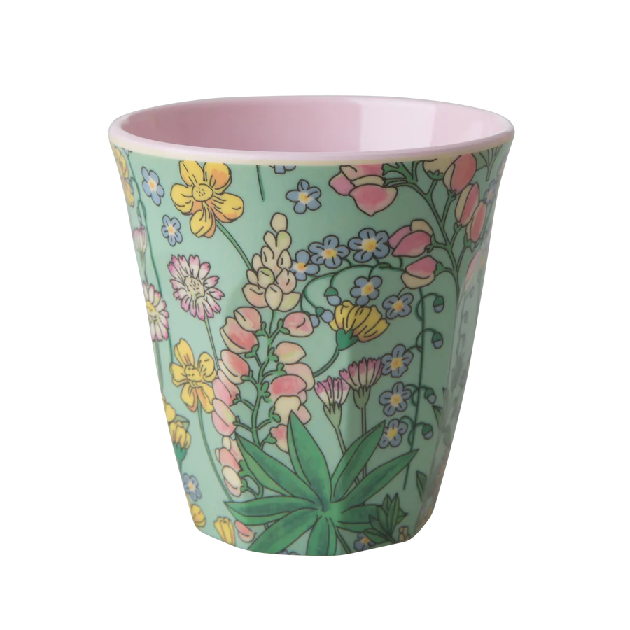 Gobelet médium - multicolore- lupin print