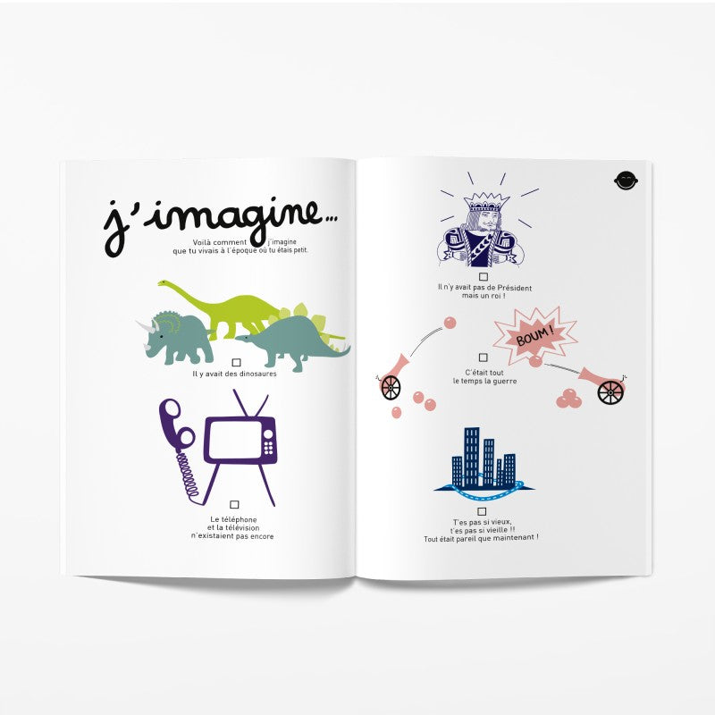 Livre à compléter Papi Mamie et Moi !
