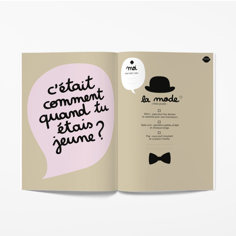 Livre à compléter Papi Mamie et Moi !