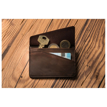 HANDY Leather extra flat wallet