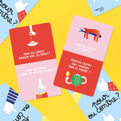 Jeu de discussion POUR OU CONTRE ?