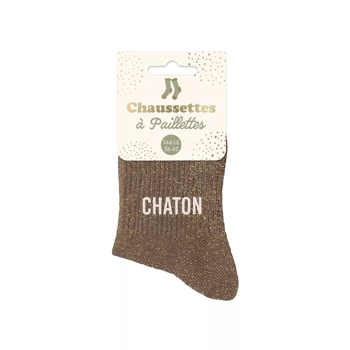 Chaussettes à paillettes CHATON