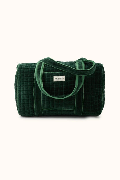 Sac Week-end Velours Vert