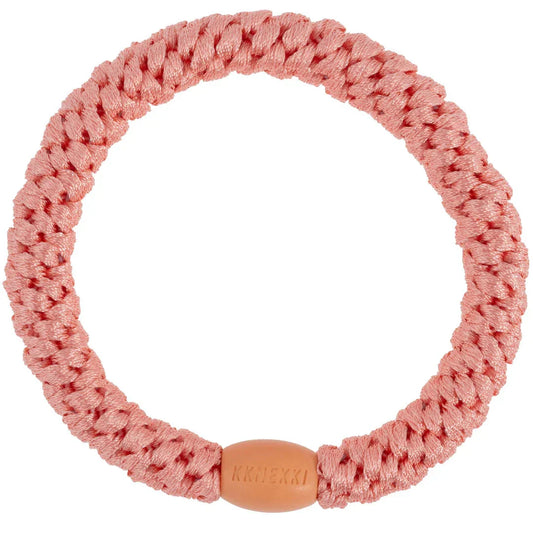 Elastique cheveux salmon