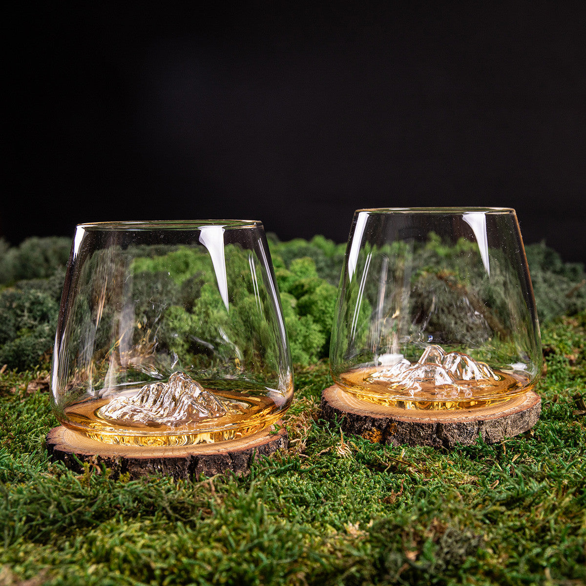 Set de 2 verres Topographic : Everest & Mont Blanc