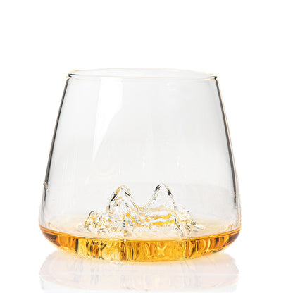 Set of 2 Topographic glasses: Tre Cime di Lavaredo &amp; Mont Rosa