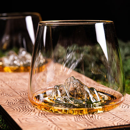 Set of 2 Topographic glasses: Tre Cime di Lavaredo &amp; Mont Rosa