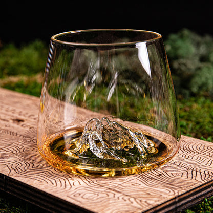 Set of 2 Topographic glasses: Tre Cime di Lavaredo &amp; Mont Rosa