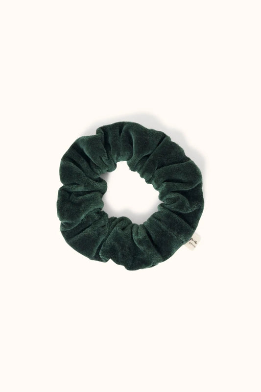 Small chouchou Velours Vert