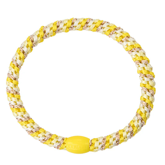 Elastique cheveux slim mix light yellow
